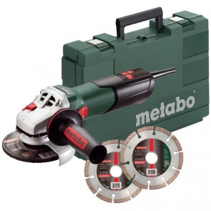 Шлифовальная машина Metabo W 9-125 Quick + 2хPromo Алмазные отрезные диски 125 мм+кейс