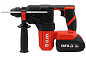Перфоратор YATO YT-827722 (SDS+, 18 В, 2x4 Ач)