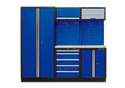 Рабочий модуль для хранения инструмента (black & blue) 2275 x 460 x 2000