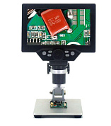 Цифровой микроскоп с экраном на штативе (1-1200X, 7 дюймов, 12MP) WALCOM G1200