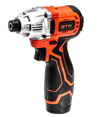 Аккумуляторный ударный винтоверт GTM IS12/120BL (+ 2 АКБ и ЗУ в кейсе)