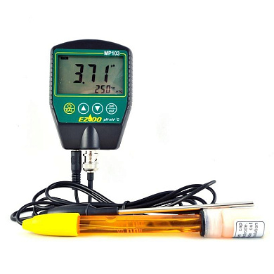 РН-метр EZODO MP-103 с выносным электродом PY41 и термодатчиком РН-метр EZODO MP-103 с выносным электродом PY41 и термодатчиком