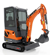 Миниэкскаватор GTM G-Tex 1800NC кг/2,13 м с кабиной (G-Tex 1800NC)