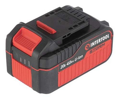 Аккумулятор INTERTOOL WT-0341 (20 В, Li-ion, 4.0 Ач)