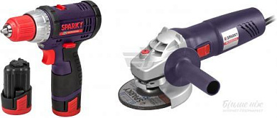 Набор электроинструментов Sparky дрель-шуруповерт + УШМ BR2 10.8Li-С + M 750E
