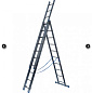 Лестница универсальная 3-х секц. 3х12 сх (9,11 м.) профіль 72 мм, LadderPRO