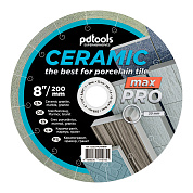 Круг алмазный отрезной PDTools 1A1R 200 CERAMIC MAX PRO для стационарного оборудования