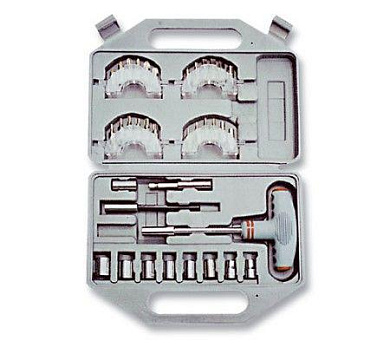 MTX Викрутка з Т-подібною ергоном. ручкою і набором насадок, 36 шт., CrV, в пластиковому  боксі