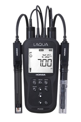 PH-метр/кондуктометр/солемер HORIBA LAQUA PC220 (с подключением к ПК)