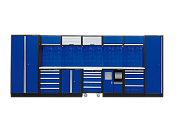 Рабочий модуль для хранения инструмента 0 синий Габариты 4885 x 460 x 2000