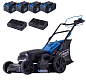 Газонокосилка аккумуляторная Scheppach MP470-X SET XL2x2