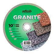 Круг алмазный отрезной PDTools GRANITE 1A1R 250 для стационарного оборудования
