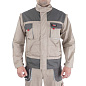 Куртка рабочая 2 в 1, 100 % хлопок, плотность 180 г/м2, XXL INTERTOOL SP-3035