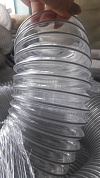 Шланг для аспирации металлической спиралью полиуретановый   0,4мм    102 мм