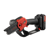 Мини-пила цепная аккумуляторная STORM INTERTOOL WT-9109 (20 В, литий-ион, 2.0 Ач, ЗУ 2А)