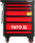 Инструментальная тележка YATO на колесах, 6 шуфляд, 975 x766x465мм наб. 177 шт. YT-5530