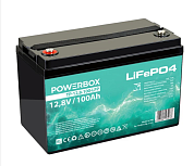Аккумуляторная батарея Powerbox LiFePO4 12(12.8)V 100Ah/1280W(1.28kW)