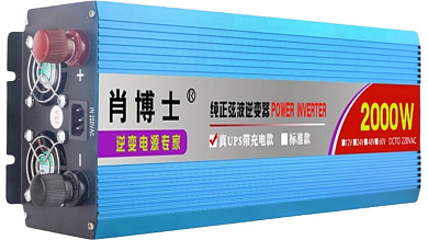 Домашний UPS ИБП инвертор чистая синусоида 220V 2000W 12V (19194)