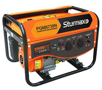 Бензиновый генератор однофазный Sturmax PGM8730N