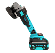 шлифмашина угловая аккумуляторная riker rag 20/125sk (каркас) Шлифмашина угловая аккумуляторная RIKER RAG 20/125SK (каркас)