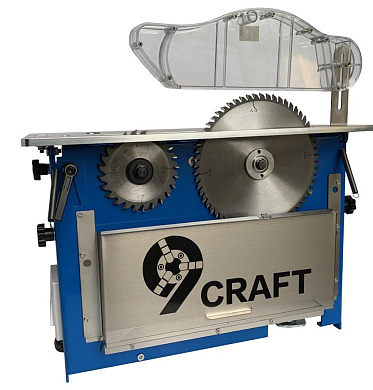 Дисковая пила 9Craft 205 c подрезным диском. Циркулярная пила. Мотор для циркулярной пилы