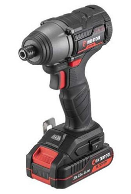 Шуруповерт ударный аккумуляторный INTERTOOL WT-0362