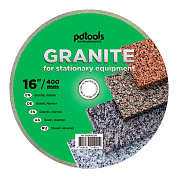 Круг алмазний вiдрiзний PDTools GRANITE 1A1R 400 для стаціонарного обладнання