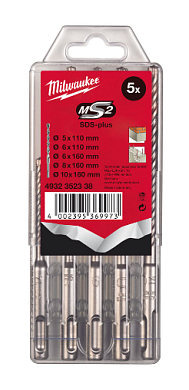 Набор буров SDS+ Milwaukee (5шт)