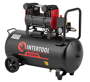 Компрессор безмасляный INTERTOOL PT-0034 (50 л, 1.5 кВт, 220 В, 8 атм, 200 л/мин)