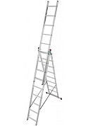 Универсальная 3-секционная лестница KRAUSE Corda (3х9 ступеней) (030399)