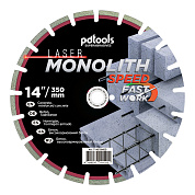Круг алмазный отрезной PDTools 1A1RSS/C1 350 MONOLITH SPEED для бензориза, швонарезчика