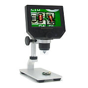 Цифровой микроскоп с экраном на штативе (1-600X, 4.3 дюйма, 3.6MP) WALCOM G600