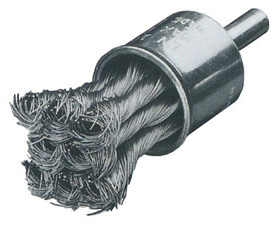 Щетка концевая Lessmann 22х28 мм стальная проволока