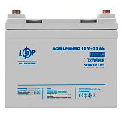 Аккумулятор мультигелевый LPM-MG 12V - 33 Ah + справа