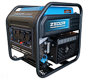 Генератор инверторный бензиновый Zegor DIN-OPEN6000T (5,5-6,0 кВт, ручной стартер, бензин, газ, природный газ)