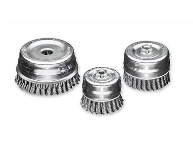 Щетка чашечная Lessmann 80 мм М14 стальная проволока