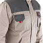 Куртка рабочая 2 в 1, 100 % хлопок, плотность 180 г/м2, L INTERTOOL SP-3033