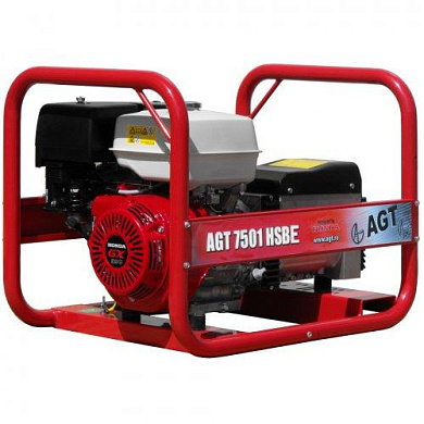 Генератор бензиновый AGT 7501HSBR26