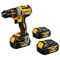 Дрель-шуруповёрт аккумуляторная бесщёточная DeWALT DCD790M3