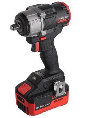 Гайковерт ударный аккумуляторный INTERTOOL WT-9368 (20 В, без ЗУ и АКБ)