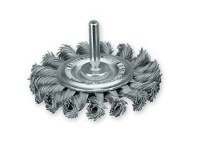 Щетка дисковая Lessmann 75х15 мм стальная проволока