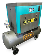 Винтовой компрессор GTM DLG5.5V WITH CLOSED CASE (200 л, масляный, 380В/инвертор/кожух)