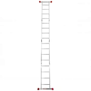 Лестница трансформер алюминиевая Квітка Heavy Duty (4х5 ступенек) (110-9605)