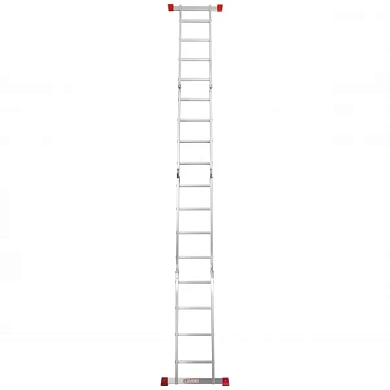 Лестница трансформер алюминиевая Квітка Heavy Duty (4х5 ступенек) (110-9605)