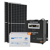 Солнечная электростанция (СЭС) LoogicPower Стандарт 1.5kW АКБ 2.4kWh mGel 100 Ah