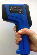 Пирометр с термопарой K-типа (-50 ... + 1350 °С, 30 1, сменный коэф. эмиссии) FLUS IR-835