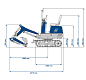 Миниэкскаватор Scheppach EXC815 Миниэкскаватор Scheppach EXC815