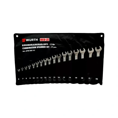 Набор ключей рожково-накидных Wurth Red Line WS6-22 17 шт. (575430141)