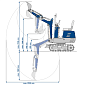 Миниэкскаватор Scheppach EXC815 Миниэкскаватор Scheppach EXC815
