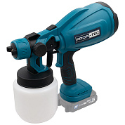 Аккумуляторный краскопульт PROFI-TEC PSG80020 POWERLine (2×PT2020MP (2.0 Aг), зарядное устройство)